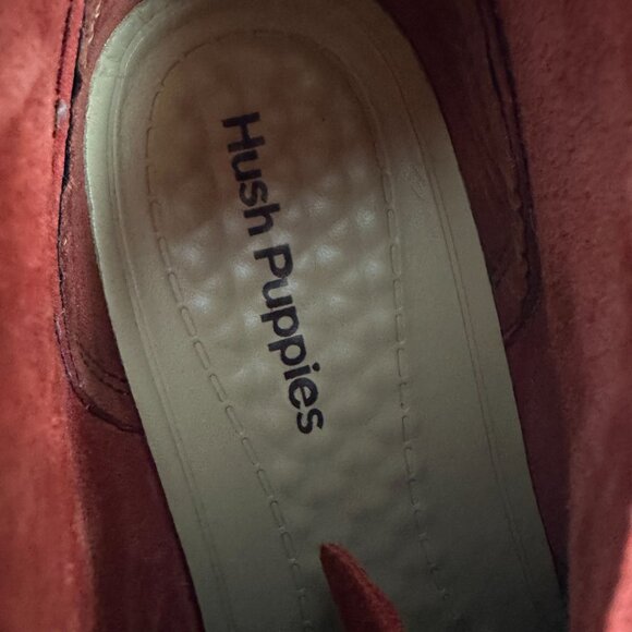 Hush Puppies Rust Suede Chukka Boots Mens Size 8.5 Lightweight Cushion Sole - Picture 8 of 8